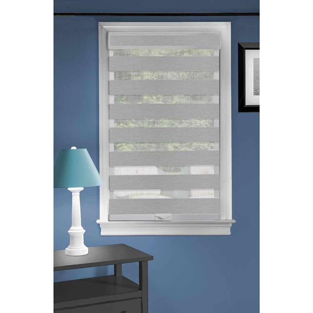 Cordless Serenity Sheer Double Layered Zebra Shade Horizontal Cordless Window